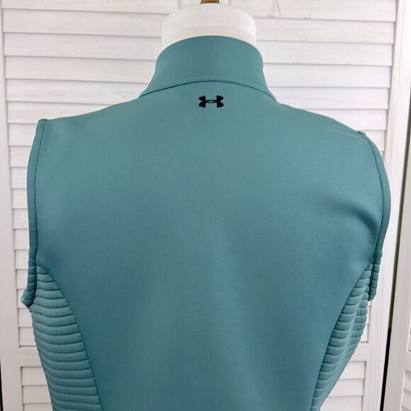 Under Armour Cold Gear Vest Size XL Teal Blue - Picture 7 of 11